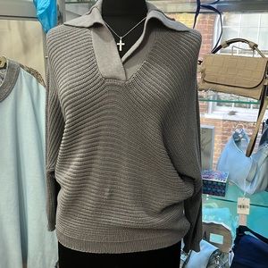 NWT  Light Gray Sweater from Cobblestone.